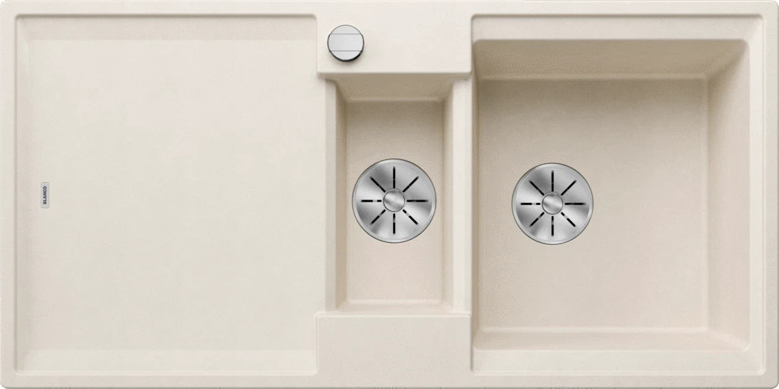 Blanco Adira 6 S - 527606 - Silgranit 1.5 Bowl Reversible Inset Sink - Soft White