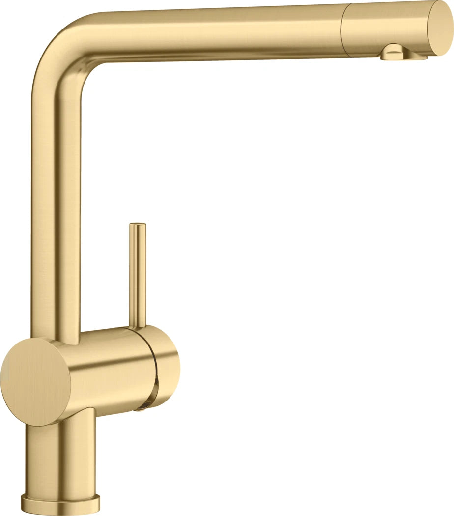 Blanco Linus - 526683 - Single Lever Monobloc Kitchen Tap - Satin Gold