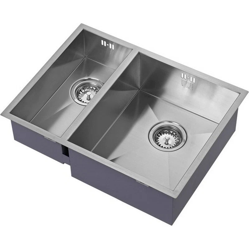 1810 - Zenduo 180/340 U Undermount Stainless Steel 1.5 Bowl (RH) Sink