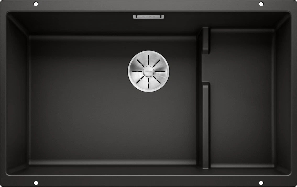 Blanco Subline 700-U Level - 526004 - 1.0 Bowl Silgranit Undermount Sink - Black
