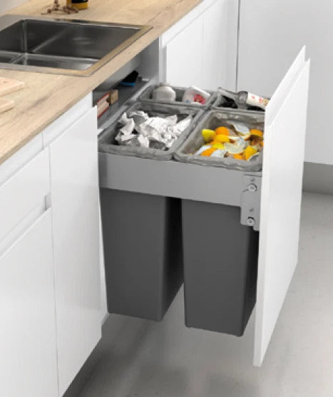 INNS-60086LBNAN - 600mm Pull-out Bin 86 Litre (Stock)