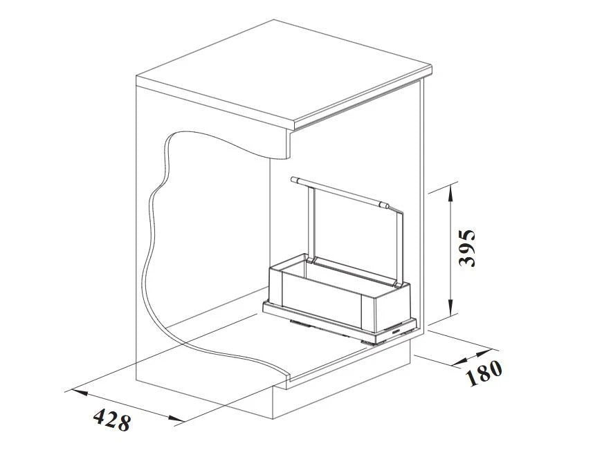 Blanco Storage Caddy 20 - Pull-out Storage - 527667
