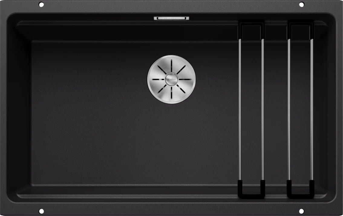 Blanco Etagon 525891 700-U 1 Bowl Silgranit Undermount Sink - Black