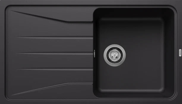 Blanco SONA 5S - 525972 1 Bowl Inset Silgranit Reversible Sink - Black