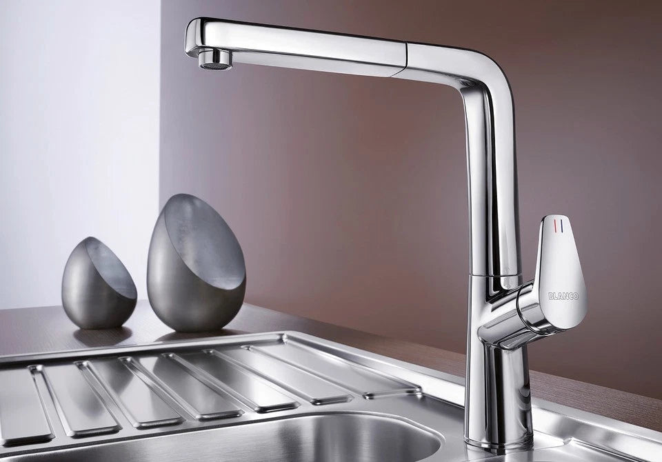 Blanco Avona - 521277 - Single Lever Pull-out Monobloc Kitchen Mixer Tap - Chrome
