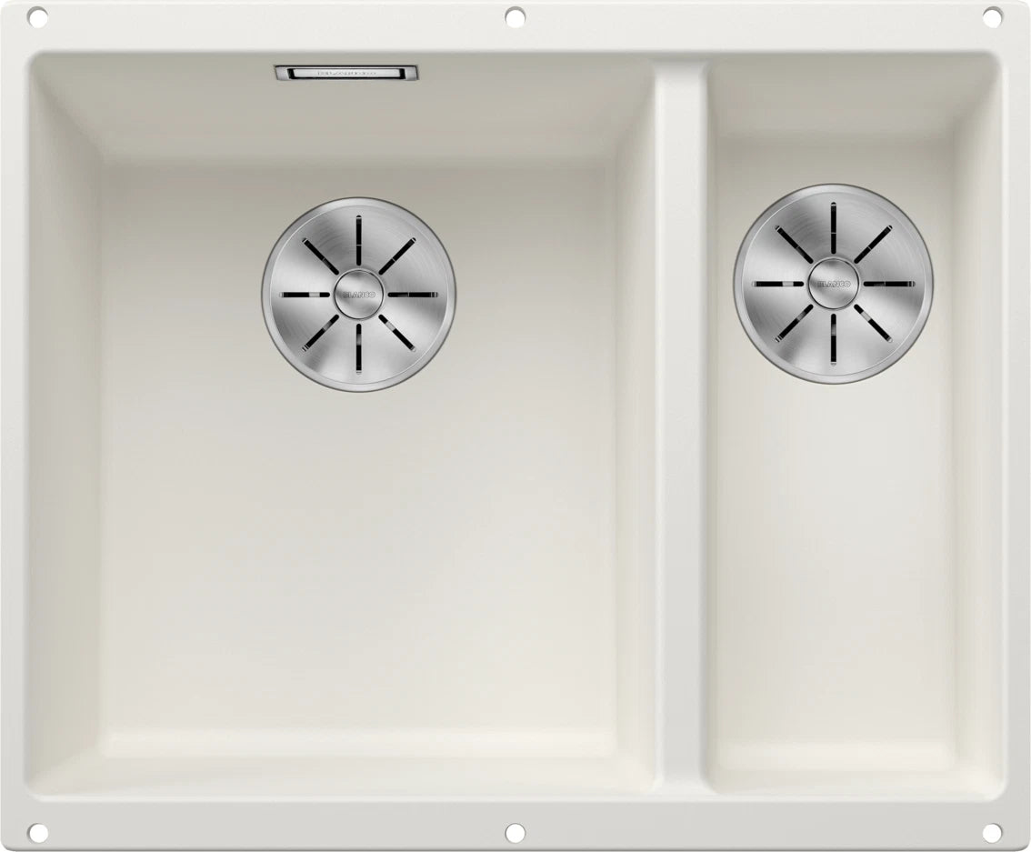 Blanco Subline 340/160-U LH - 523552 - Undermount Sink Silgranit - White