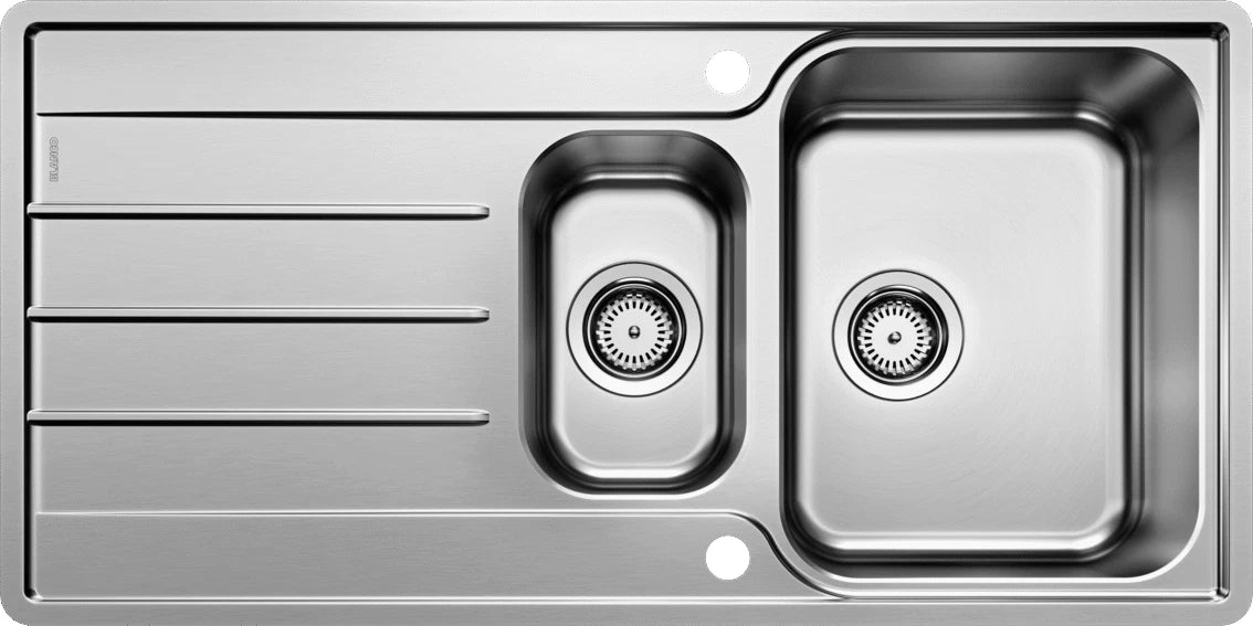 Blanco Lemis 6 S-IF - 454729 - 1.5 Bowl Reversible Inset Kitchen Sink - Stainless Steel