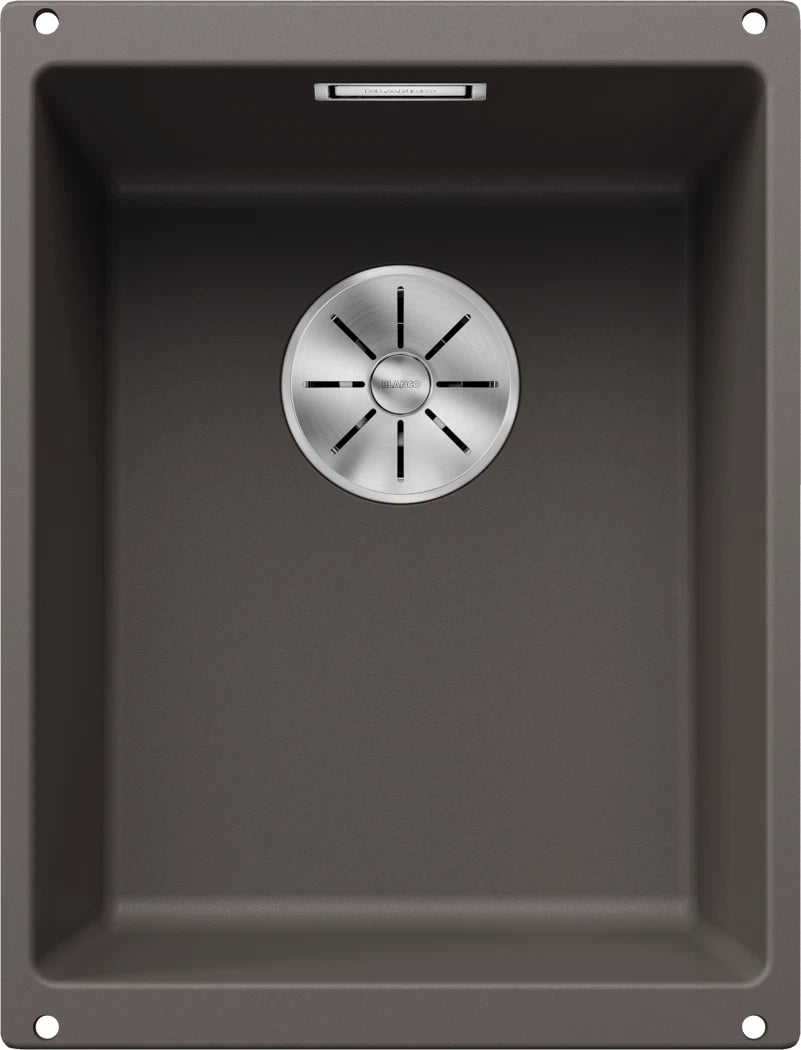 Blanco Subline 320-U - 527343 - 1.0 Bowl Silgranit Undermount Sink - Volcano Grey