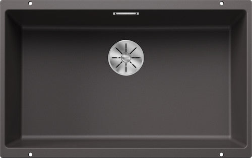 Blanco Subline 700-U - 523443 - 1.0 Bowl Silgranit Undermount Sink - Rock Grey