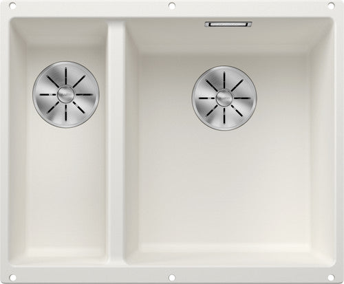 Blanco Subline 340/160-U RH - 523562 - Undermount Sink Silgranit - White