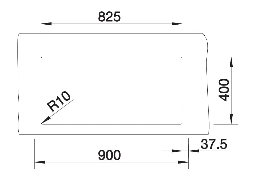 Blanco Claron 400/400-U - 521618 - Undermount Kitchen Sink - Stainless Steel
