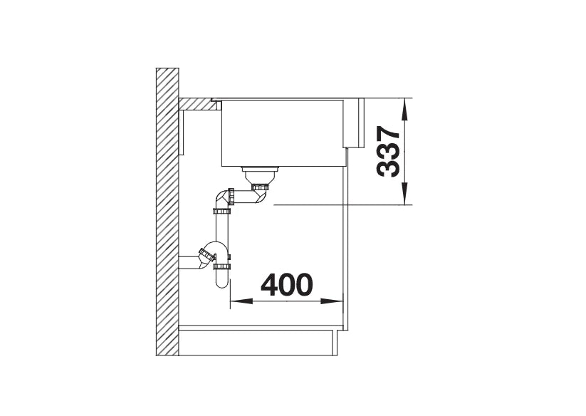 Blanco Vintera XL 9 - 526105 - Silgranit Kitchen Sink Flush or Undermount - White