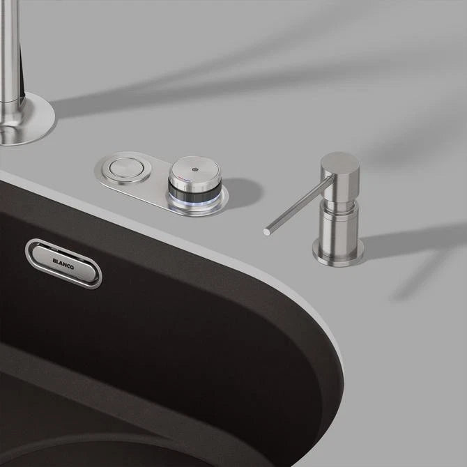 Blanco Lato - 527743 - Kitchen Soap Dispenser - Satin Dark Steel