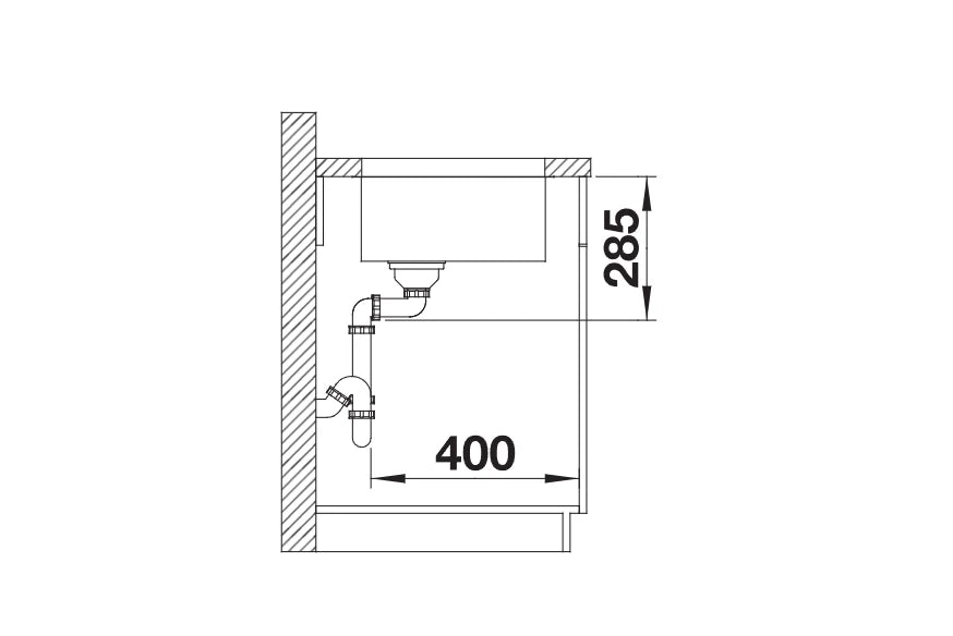 Blanco Solis 500-U - 526122 - Undermount Kitchen Sink - Stainless Steel