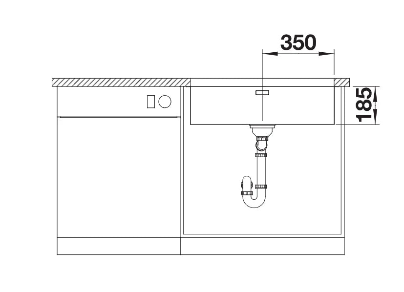 Blanco Solis 700-U - 526125 - Undermount Kitchen Sink - Stainless Steel