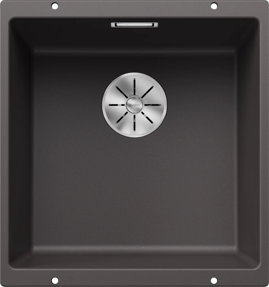 Blanco Subline 400-U - 523423 - 1.0 Bowl Silgranit Undermount Sink - Rock Grey