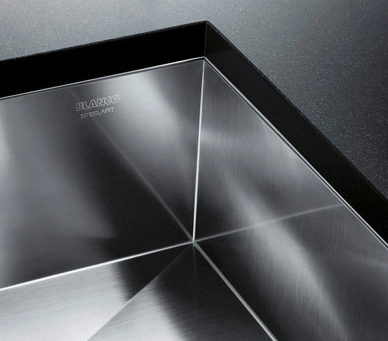 Blanco Zerox 340/180-U RH - 521614 - 1.5 Bowl Undermount Kitchen Sink - Stainless Steel