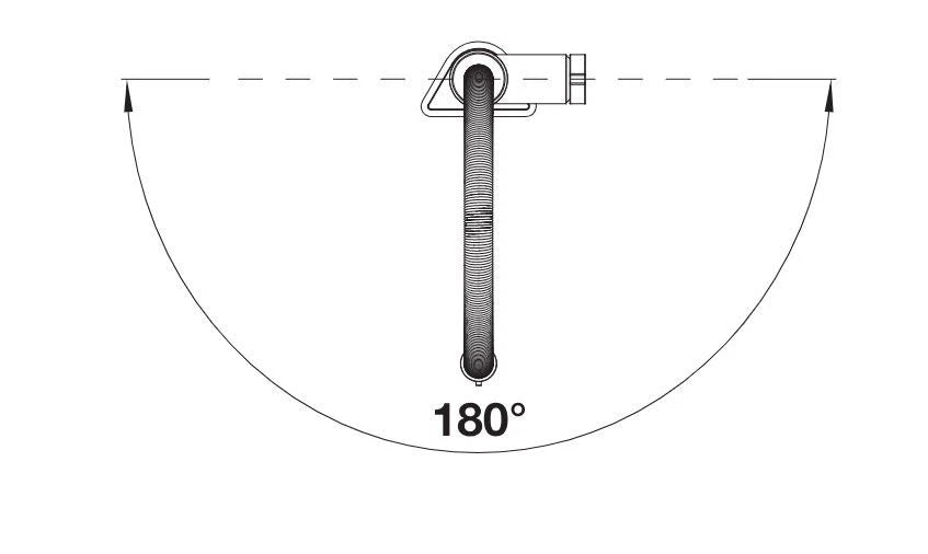 Blanco Culina-S II Sensor - 527462 - Tall Single Lever Flexible Hose Tap - PVD Steel