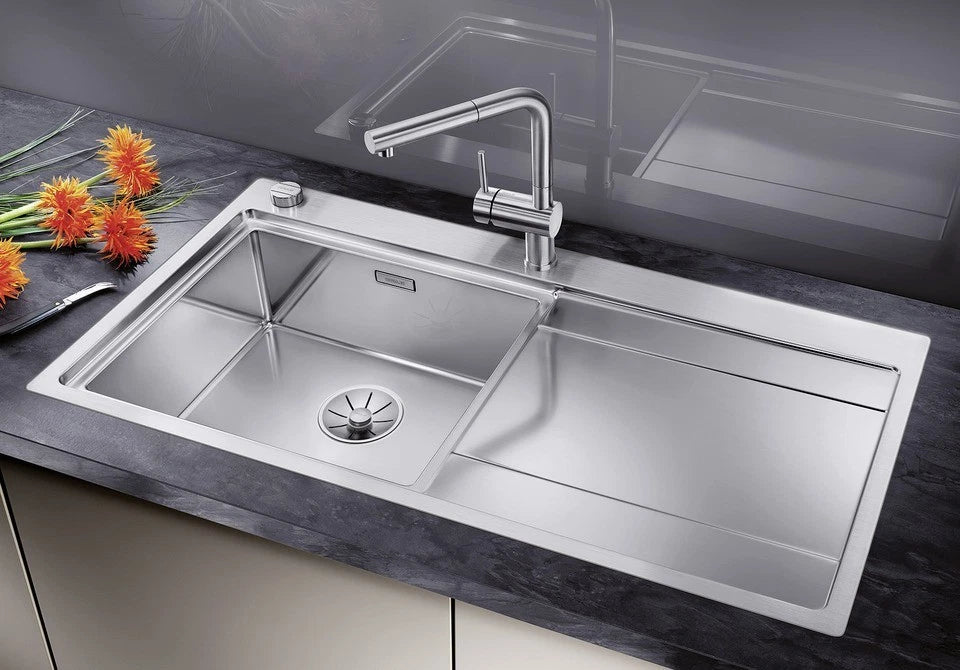 Blanco Divon II 5 S-IF LH - 521659 - Single Bowl Inset Kitchen Sink - Stainless Steel
