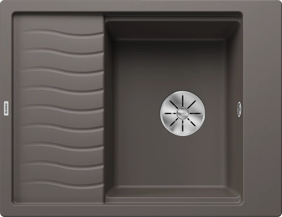 Blanco Elon 45 S - 527250 - Silgranit 1.0 Bowl Reversible Inset Sink - Volcano Grey