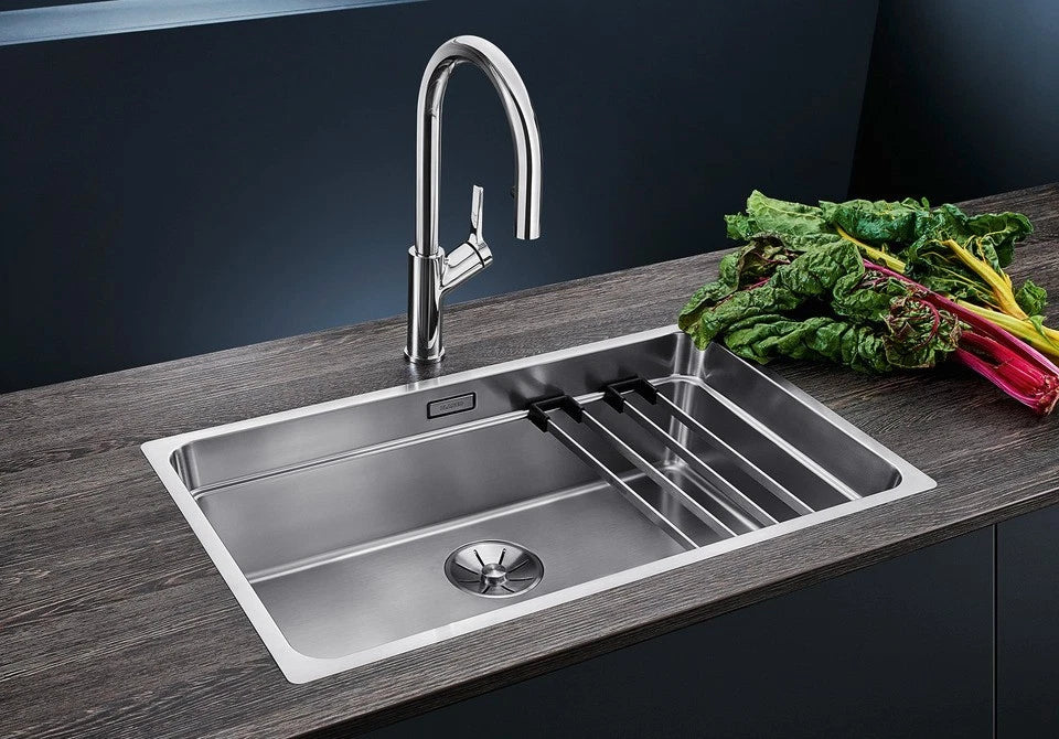 Blanco Etagon 700-IF/A - 524274 - Single Bowl Inset Kitchen Sink with Tap Ledge - Stainless Steel