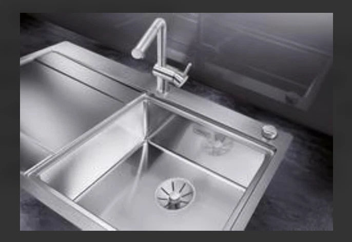 Blanco Divon II 5 S-IF RH - 521660 - Single Bowl Inset Kitchen Sink - Stainless Steel