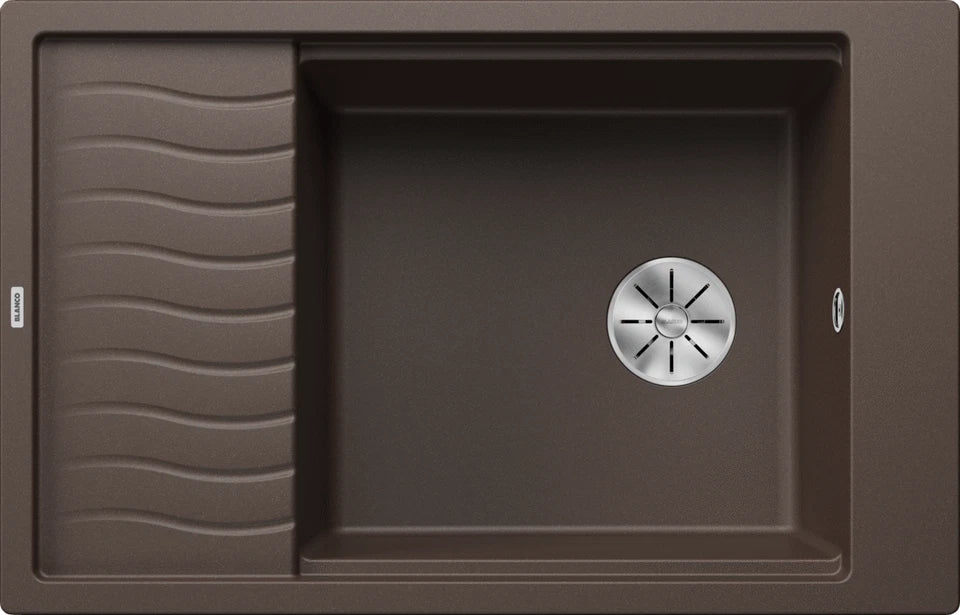 Blanco Elon XL 6 S - 524853 - Silgranit 1.0 Bowl Reversible Inset Sink - Coffee