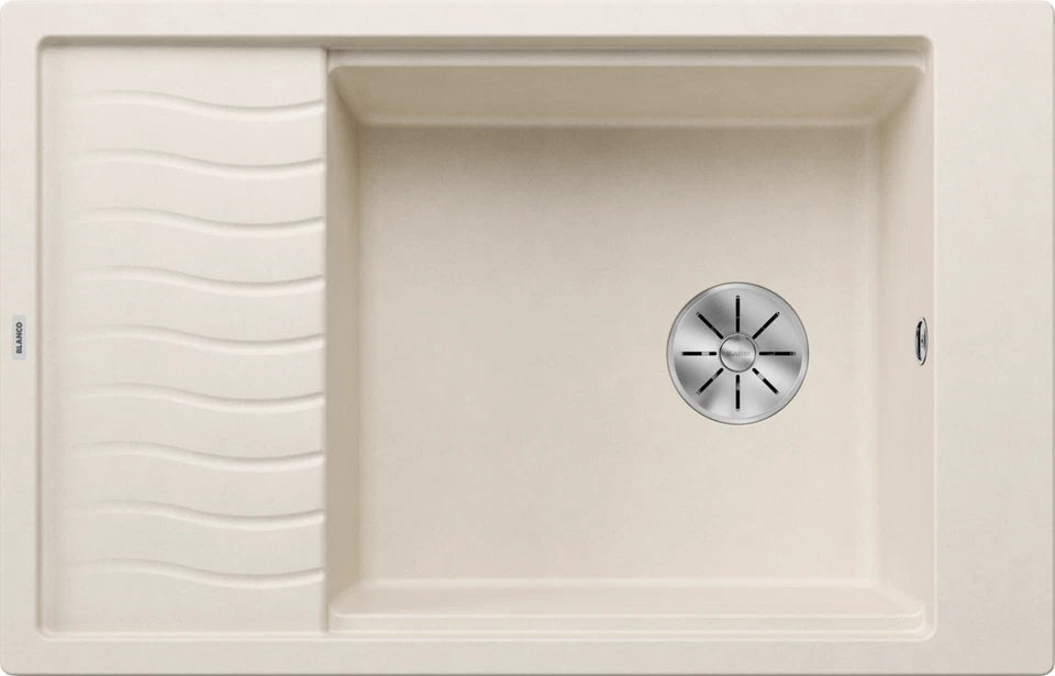 Blanco Elon XL 6 S - 527069 - Silgranit 1.0 Bowl Reversible Inset Sink - Soft White