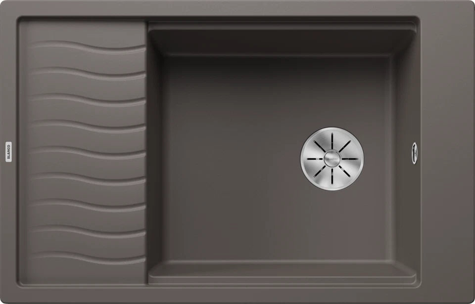 Blanco Elon XL 6 S - 527252 - Silgranit 1.0 Bowl Reversible Inset Sink - Volcano Grey