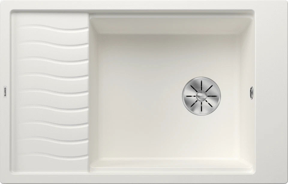 Blanco Elon XL 6 S - 524848 - Silgranit 1.0 Bowl Reversible Inset Sink - White