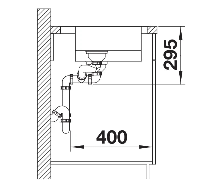 Blanco Divon II 6 S-IF RH - 521662 - 1.5 Bowl Inset Kitchen Sink - Stainless Steel