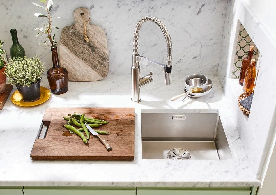 Blanco Claron 400-U - 521573 - Undermount Kitchen Sink - Stainless Steel