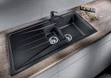 Blanco Sona 6S - 519852 Silgranit 1.5 bowl reversible inset Sink - Anthracite