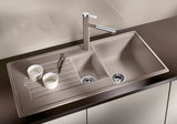 Blanco Zia 6 S 514748 1.5 Bowl Silgranit Inset Kitchen Sink - Anthracite