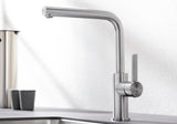 Blanco Lanora 523122 Single Lever Kitchen Mixer Tap - Brushed Stainless Steel