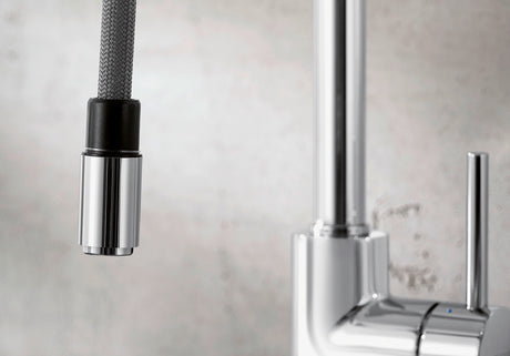 Blanco Mida S 521454 Single Lever Pull Out Spray Tap - Chrome