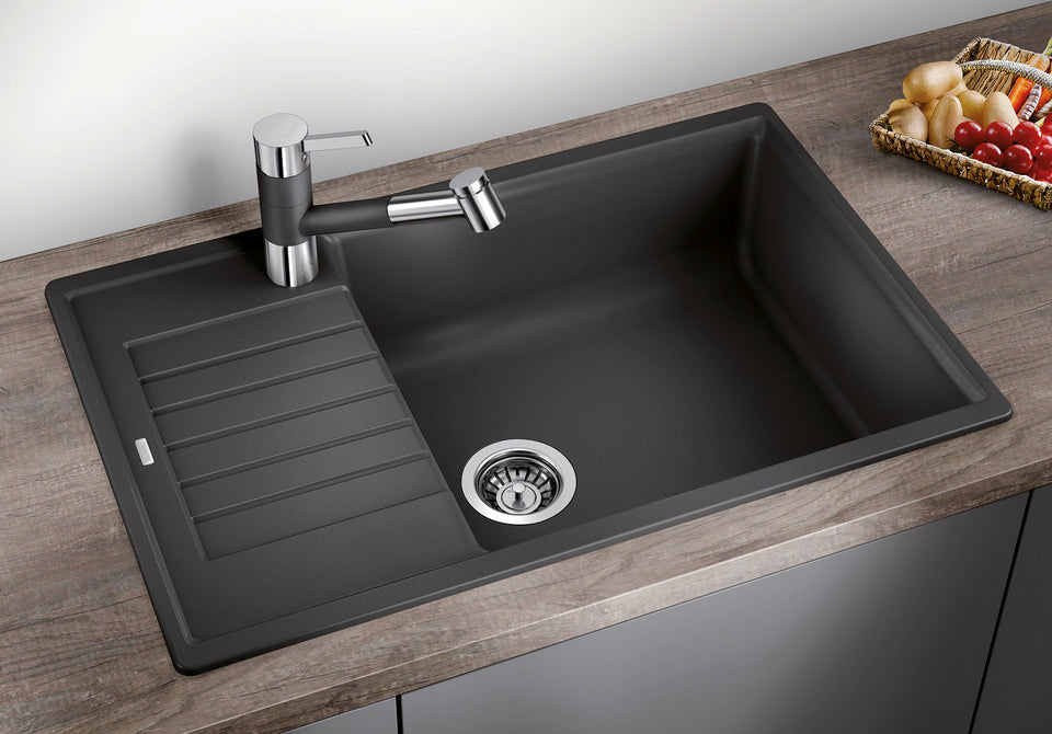Blanco Zia XL 6 S Compact - 523277 - Single Bowl Silgranit Inset Sink - White