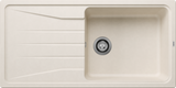 Blanco SONA 5S - 527151 1 Bowl Inset Silgranit Reversible Sink - Soft White