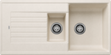 Blanco Zia 6 S 527207 1.5 Bowl Silgranit Inset Kitchen Sink - Soft White