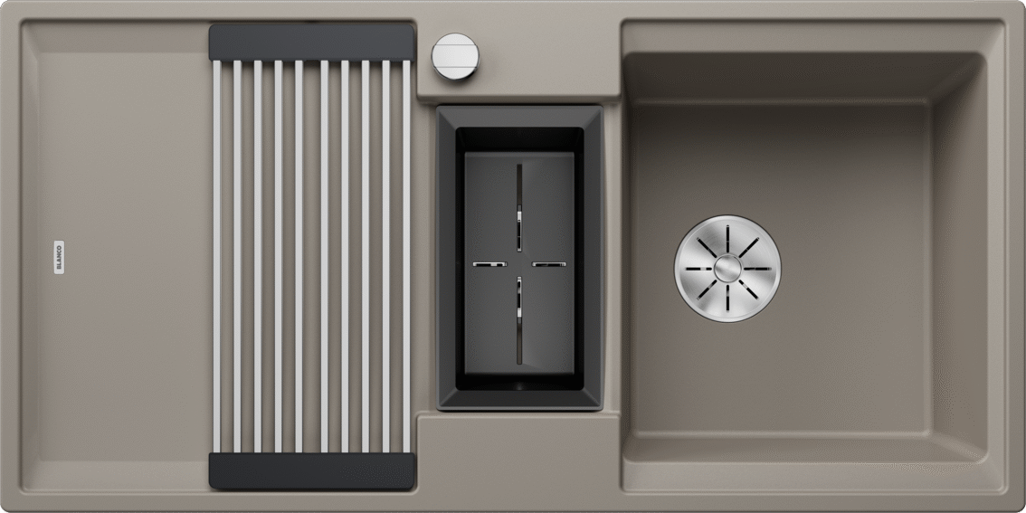 Blanco Adira 6 S - 527607 - Silgranit 1.5 Bowl Reversible Inset Sink - Tartufo