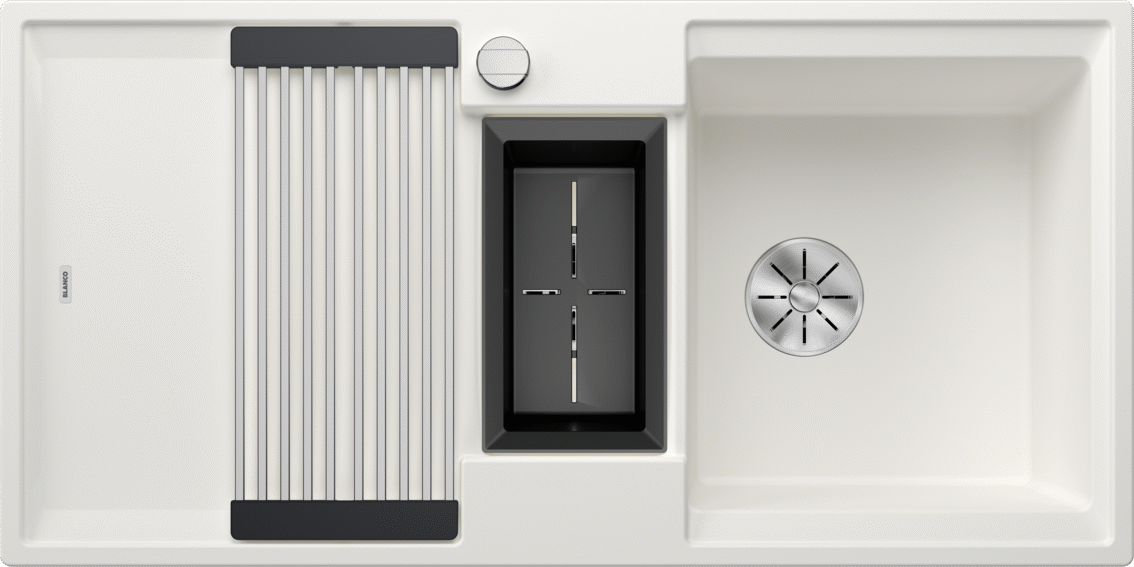 Blanco Adira 6 S - 527605 - Silgranit 1.5 Bowl Reversible Inset Sink - White