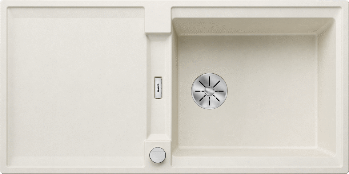 Blanco Adira XL 6 S - 527622 - Silgranit 1.0 Bowl Reversible Inset Sink - Soft White