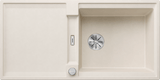 Blanco Adira XL 6 S - 527622 - Silgranit 1.0 Bowl Reversible Inset Sink - Soft White