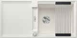 Blanco Adira XL 6 S - 527621 - Silgranit 1.0 Bowl Reversible Inset Sink - White