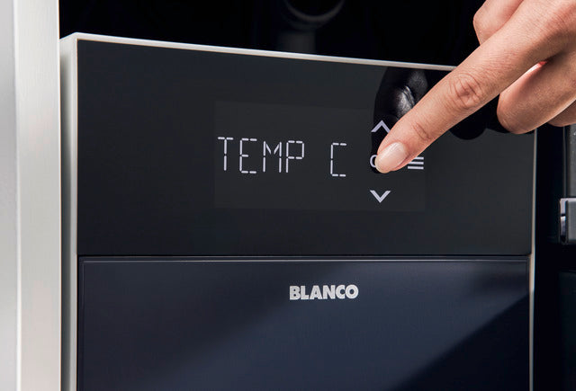 Blanco Choice Iconna L - 527926 & 527661 Hot, Filtered, Sparkling, Boiling Water - Satin Dark Steel