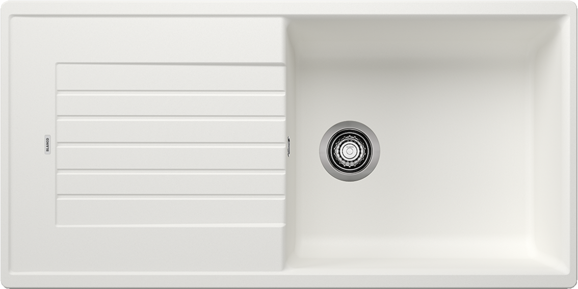 Blanco Zia XL 6 S 517571 Single Bowl Silgranit Inset Sink - White