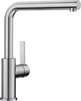 Blanco Lanora 523122 Single Lever Kitchen Mixer Tap - Brushed Stainless Steel