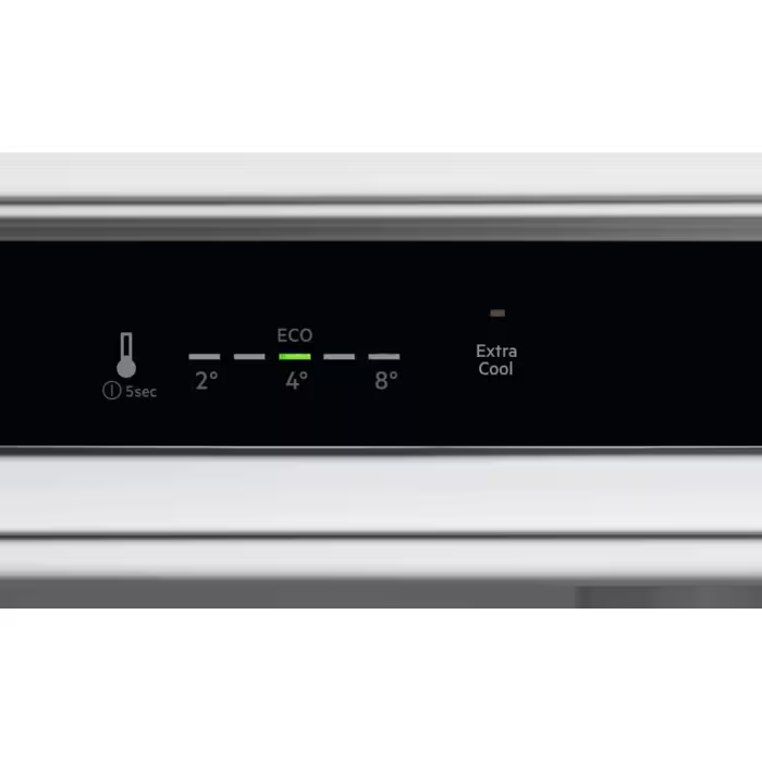 AEG NSK6D181EC 6000 Dynamic Air Integrated In Column Larder Fridge with Fixed Hinge Door - Lux Appliances 