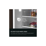 AEG NSK6D181EC 6000 Dynamic Air Integrated In Column Larder Fridge with Fixed Hinge Door - Lux Appliances 