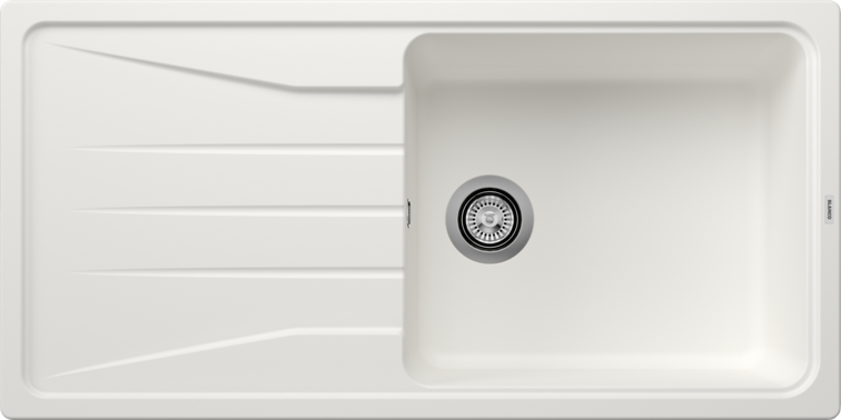 Blanco SONA 5S - 519674 1 Bowl Inset Silgranit Reversible Sink - White